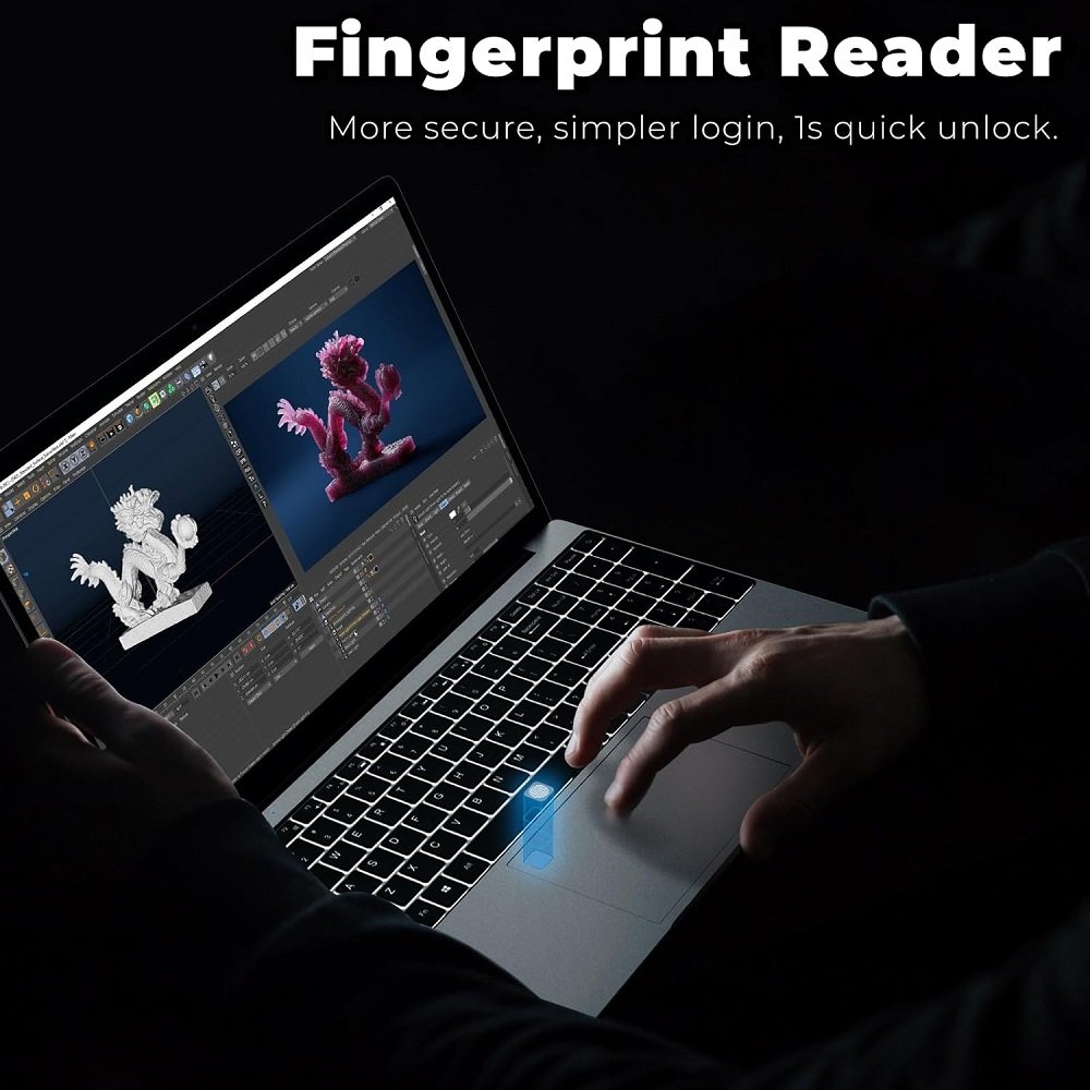 Wholesale Laptops with Backlit keyboard and fingerprint 16GB+512GB intel CPU N5095 Personal & Home laptops