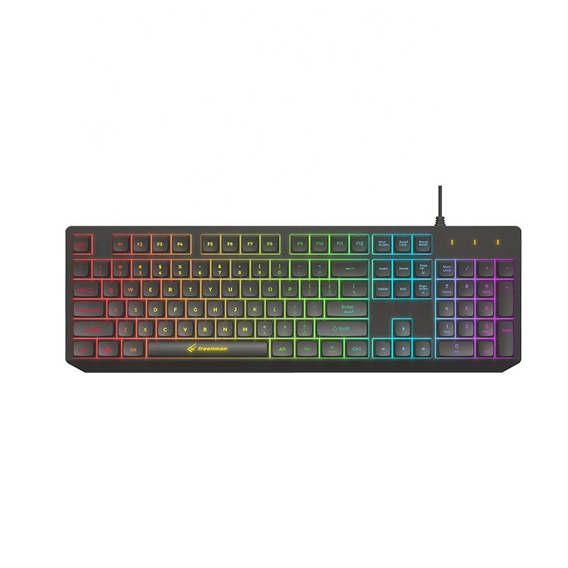 19 Keys Anti Ghosting Gaming Keyboard Silver Usb Wired Sikai Keyboard 9 Keys 3 Knob RGB Backlight Original Design Ultra Slim