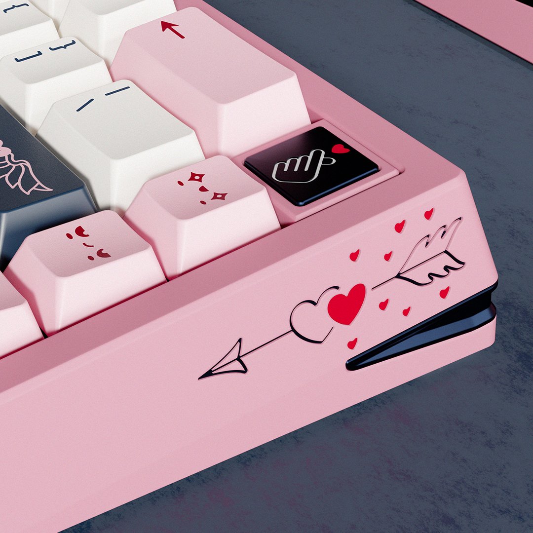 Zoom65 V3 Mechanical Keyboard Tri-mode Keyboard with LCD Screen Cupid Collaboration Edition