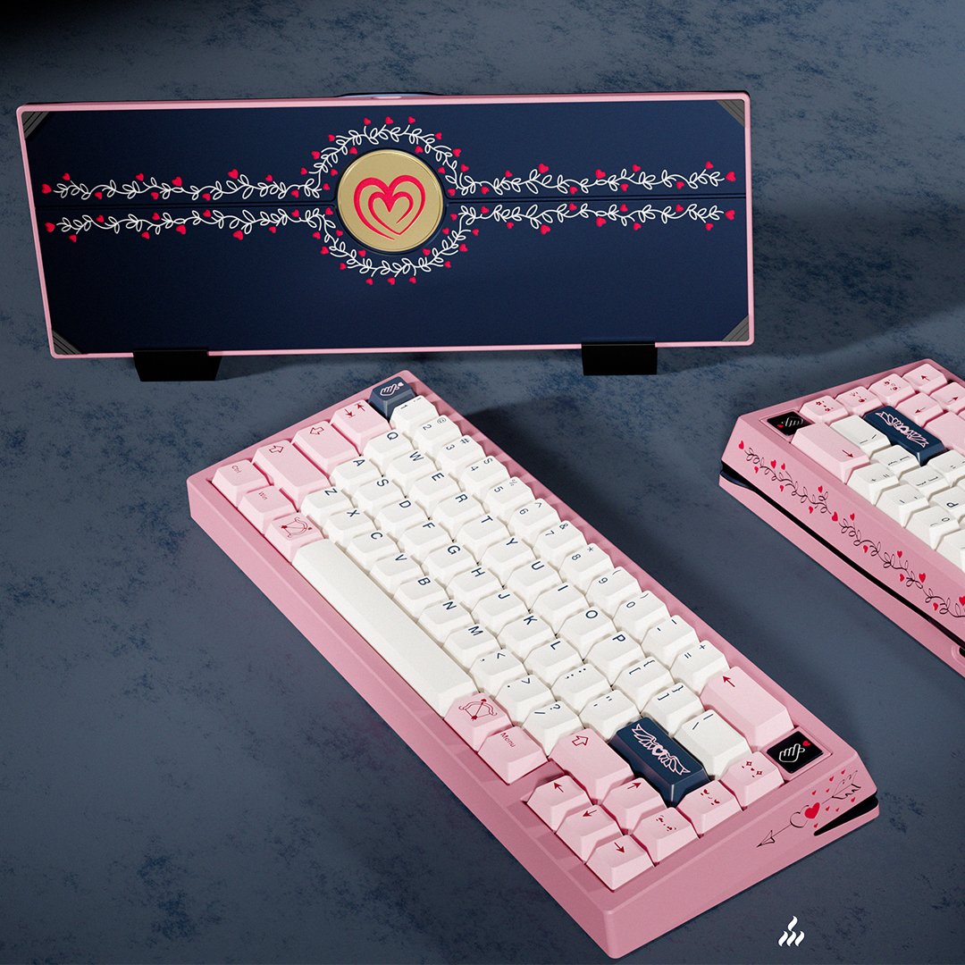 Zoom65 V3 Mechanical Keyboard Tri-mode Keyboard with LCD Screen Cupid Collaboration Edition