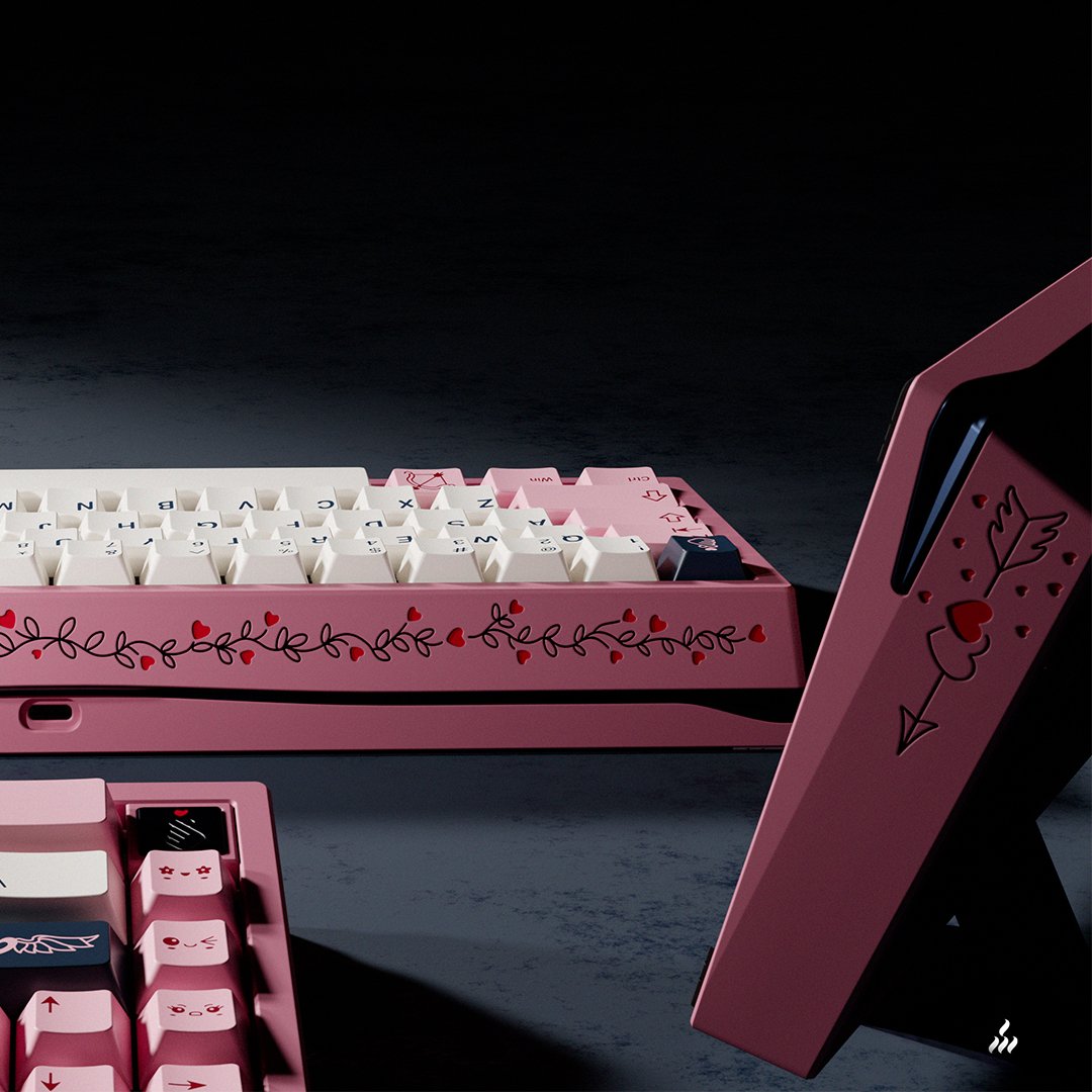 Zoom65 V3 Mechanical Keyboard Tri-mode Keyboard with LCD Screen Cupid Collaboration Edition