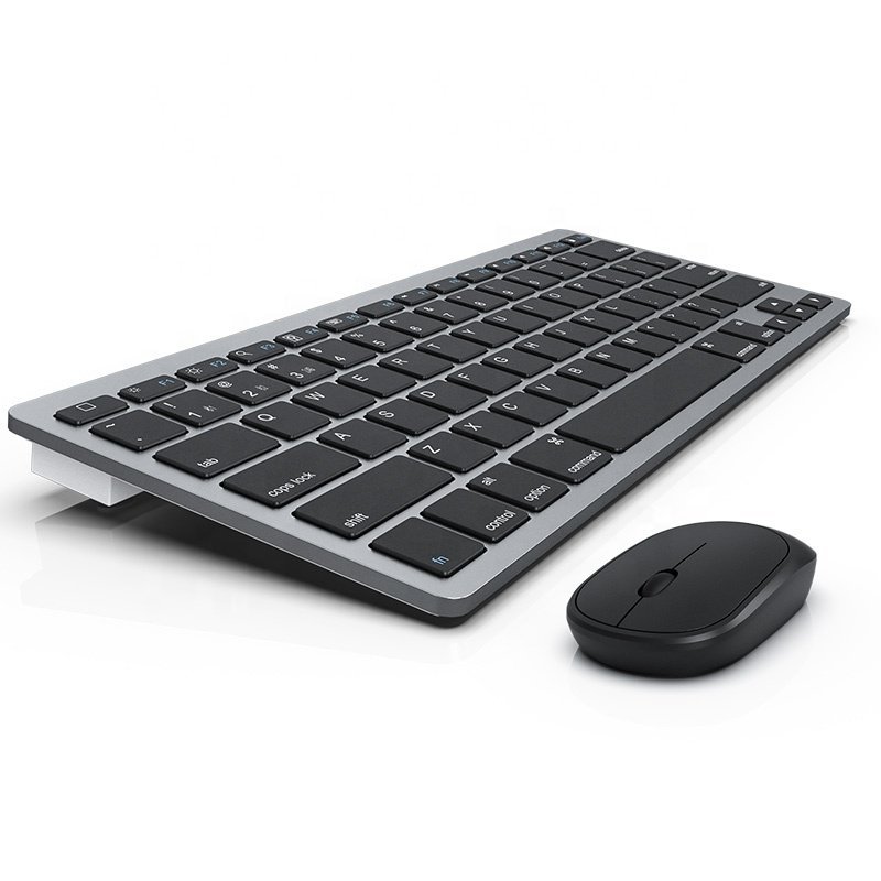 2024 mini cheap wireless mouse and keyboard set teclados Dual mode portable bluetooth keyboard and mouse combo with aaa battery