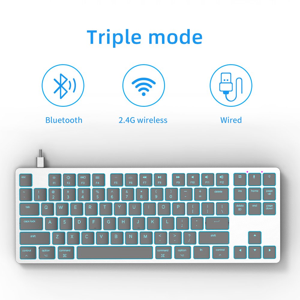 oem chocolate keyboard thin chocolate structure keycap design,Upper cover aluminum alloy material mini keyboard mechanical