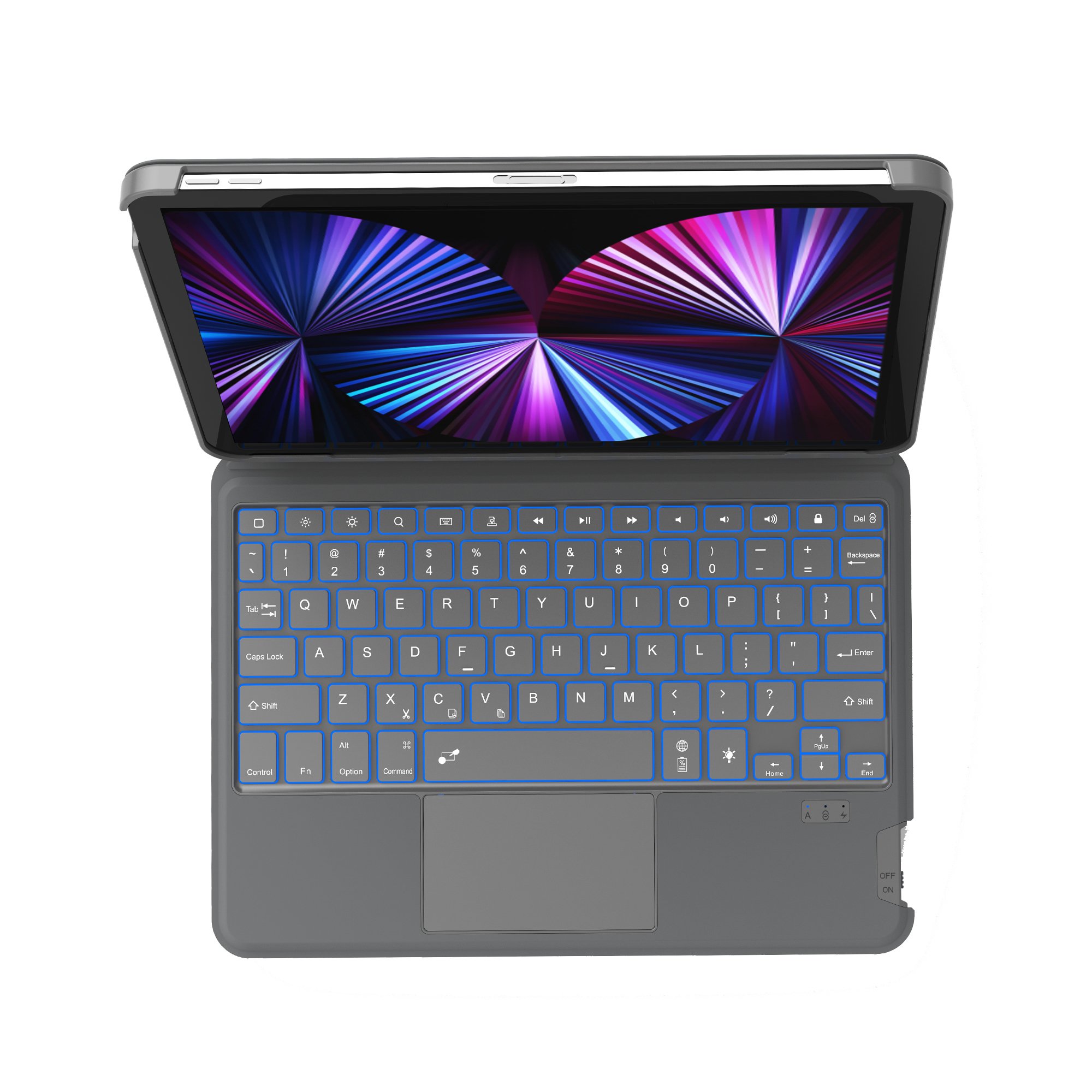 Wiwu magnetic detachable wireless keyboard cover for generation/ipad 10.2/10.5 inch