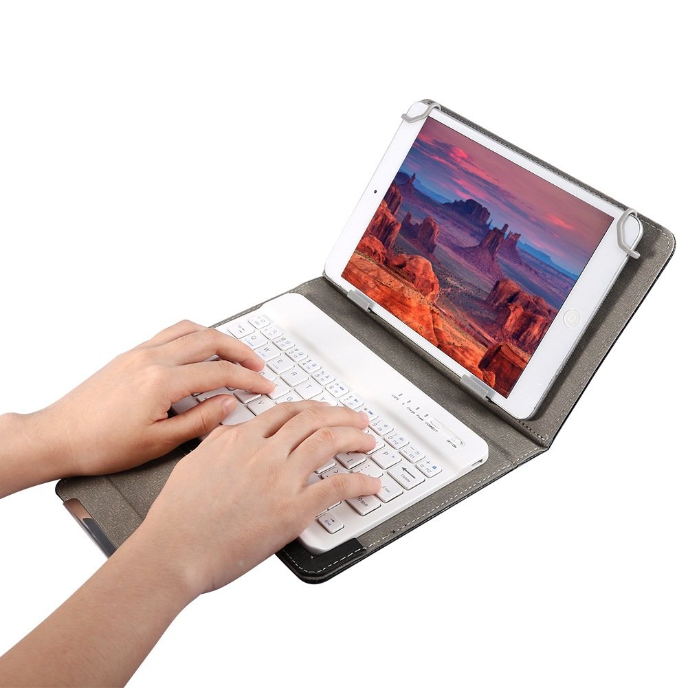 10inch tablet pc Leather case keyboard case for tablet pc and pad