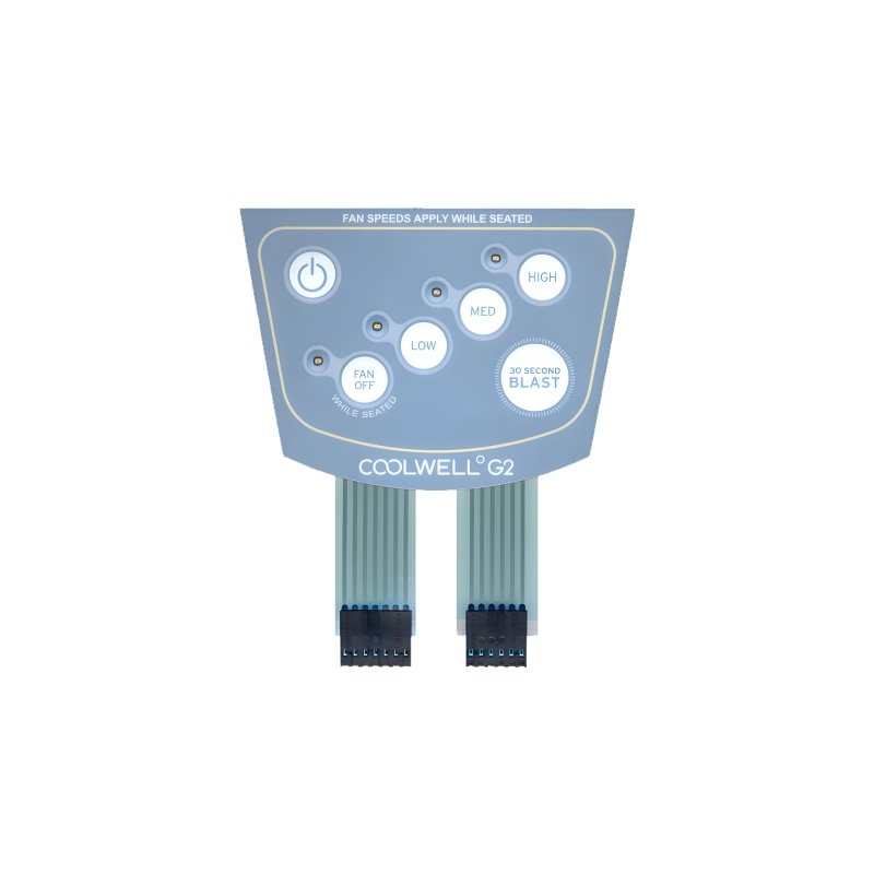 Hot Selling Product Graphic Oized Matrix Membrane Switch verlay Push Button Keypad Keyboard Custom