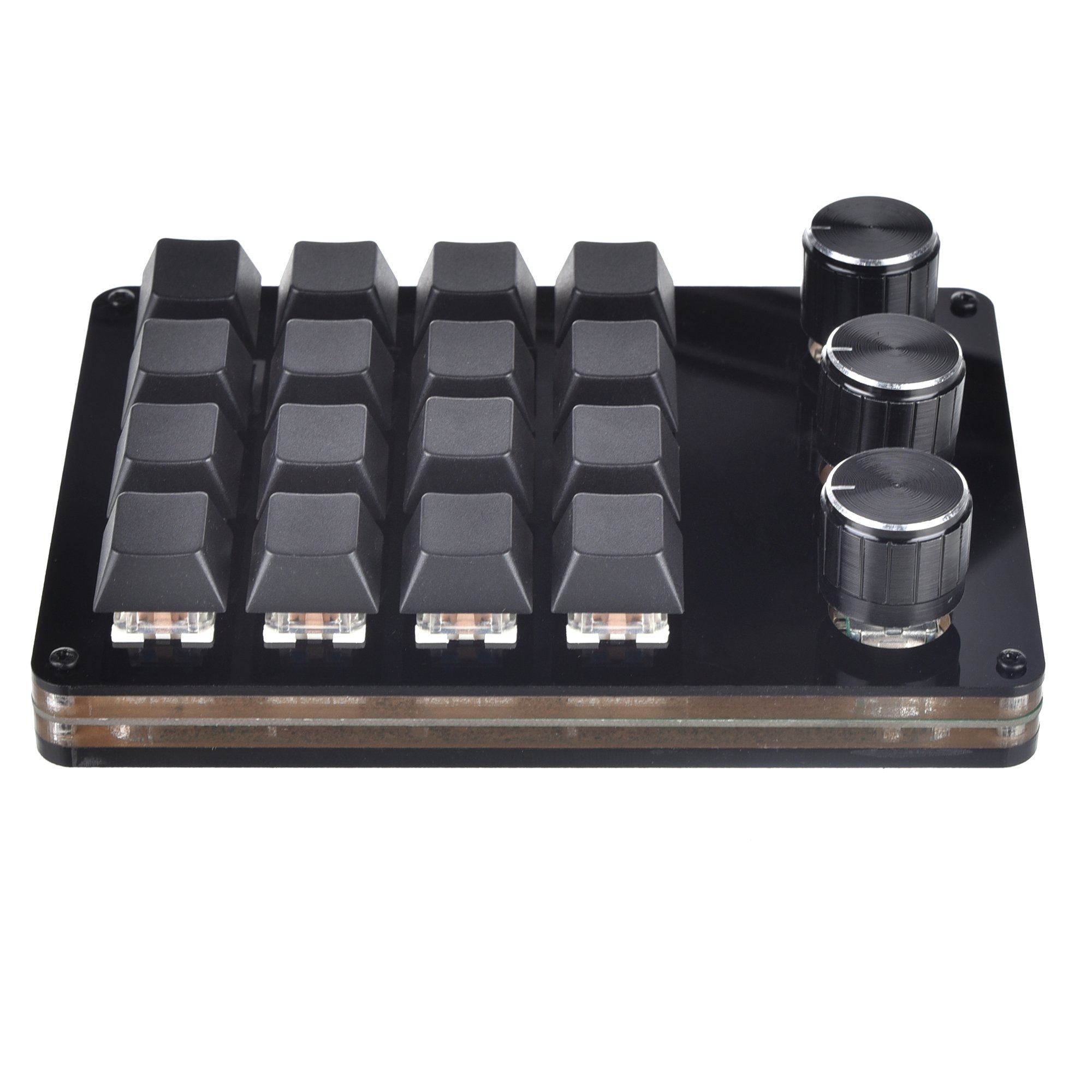 16 key black keyboard for gaming, dedicated shortcut keys for office keyboard, please note:this keyboard do not support IPAD