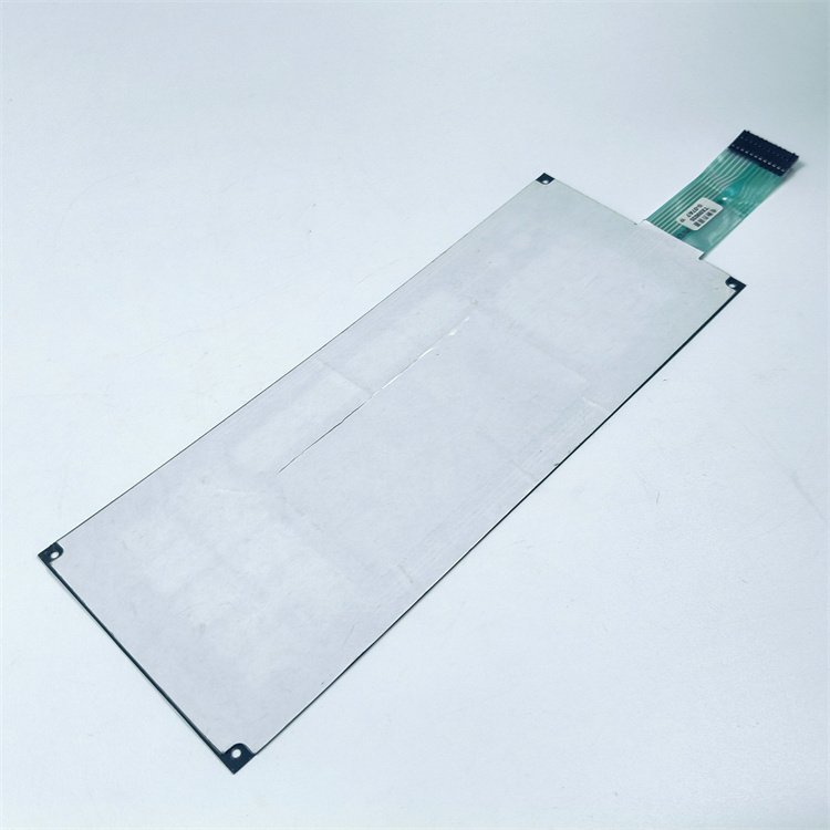 Custom non-tactile push bottom membrane switch keyboard with connector