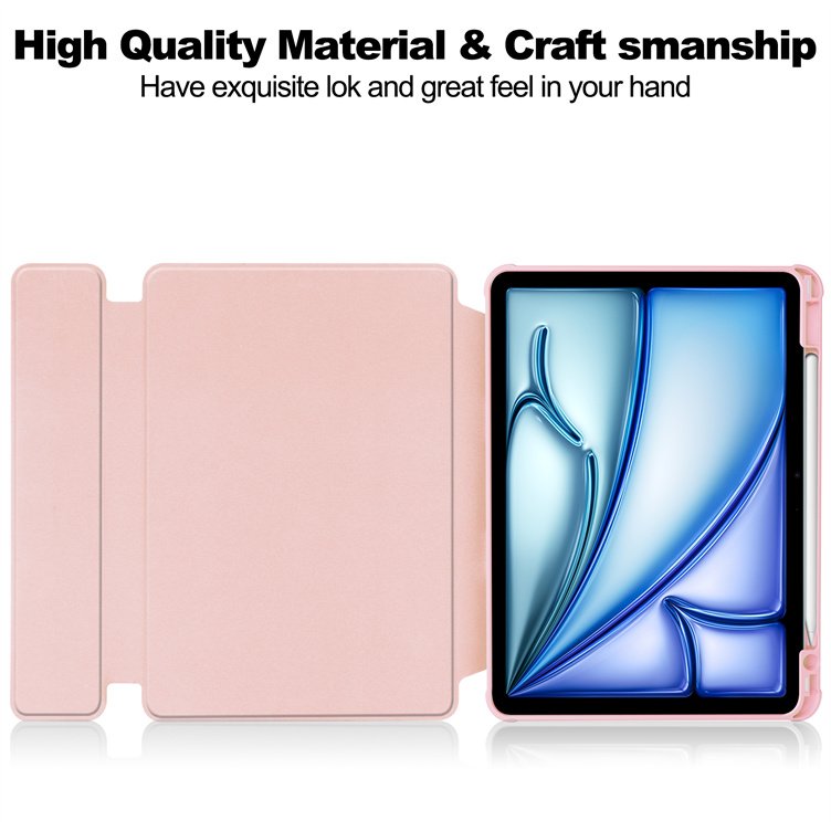 Acrylic Ultra Thin Protective Case with Wireless Keyboard Case for Ipad pro 2022 2021 2020 2018 for Ipad Air 4 5 Air 11