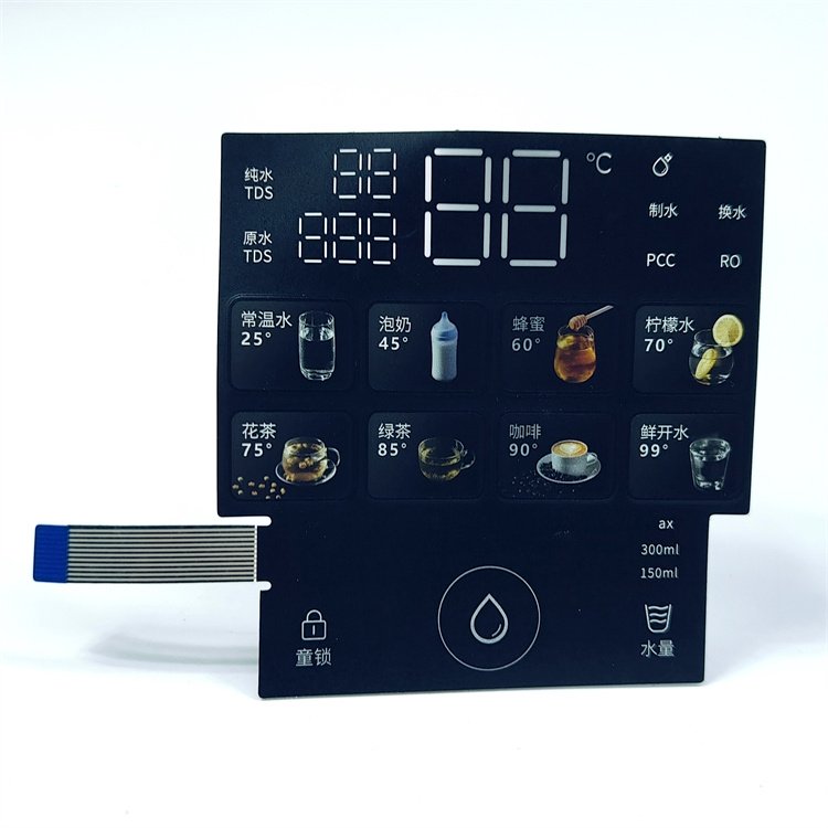 High Quality Capacitive Touch Button Keypad with backlit for home appliance