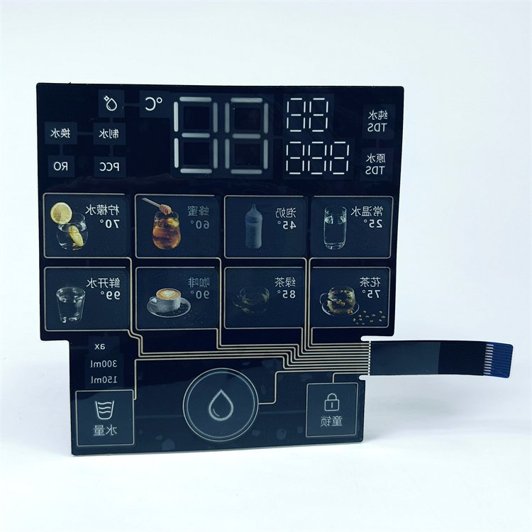 High Quality Capacitive Touch Button Keypad with backlit for home appliance
