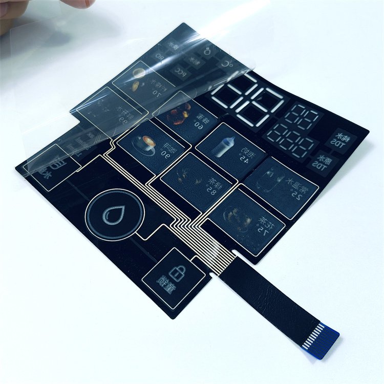 High Quality Capacitive Touch Button Keypad with backlit for home appliance