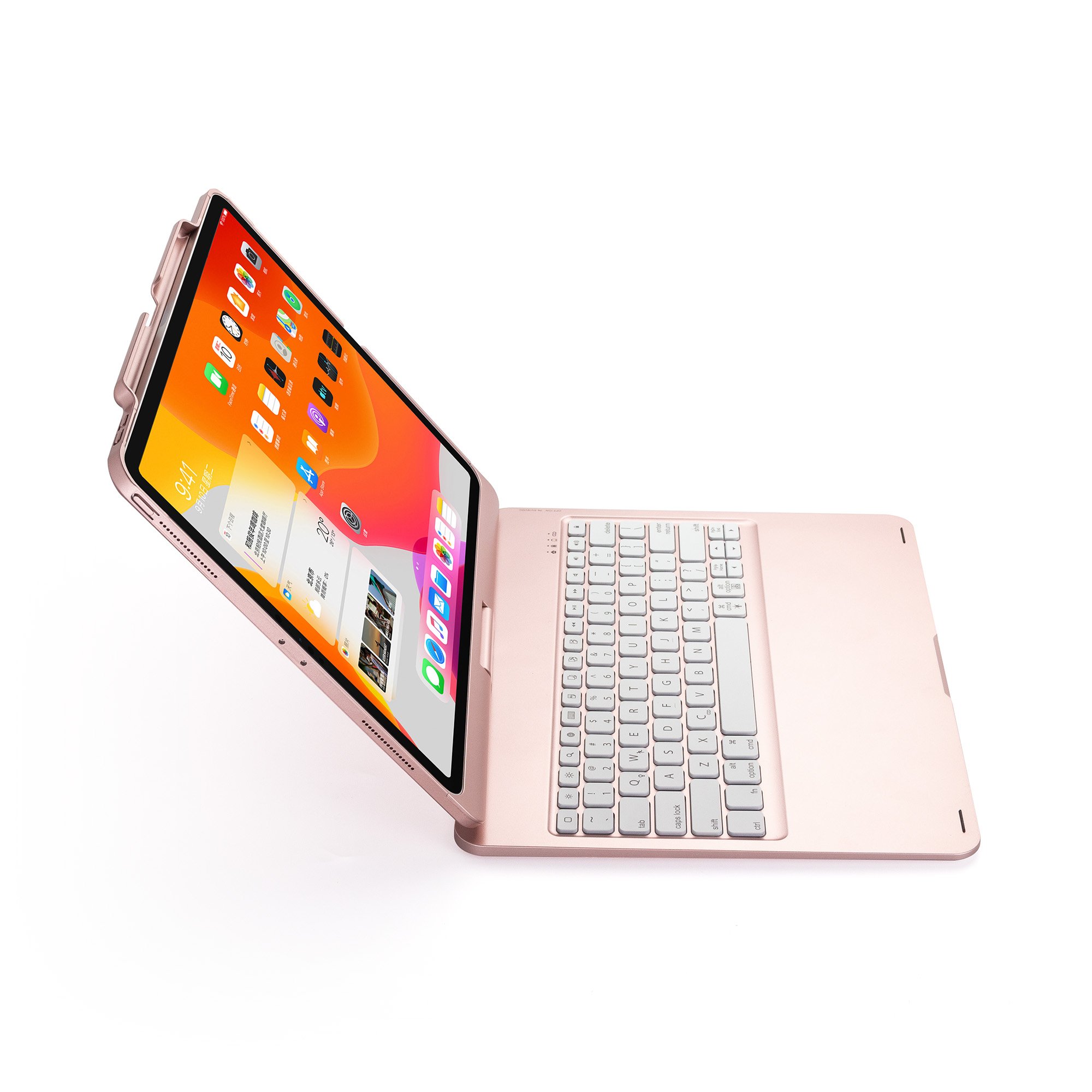 360 Rotatable ABS Material Keyboard Case Fit for 12.9 Inch