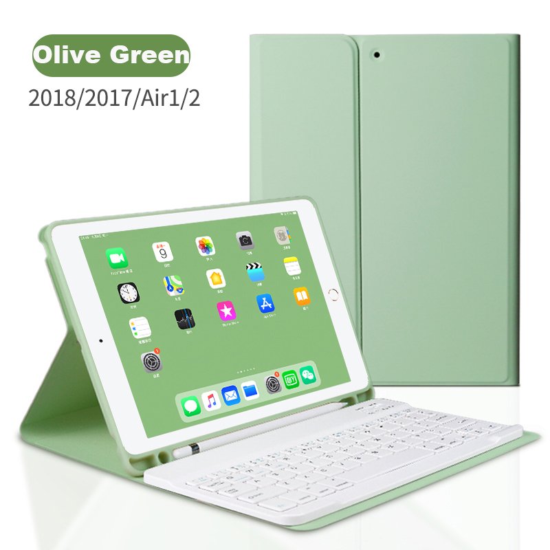 9.7 inch Keyboard Case For iPad Air Tablet PC Leather Keyboard Case For iPad 5 Cover