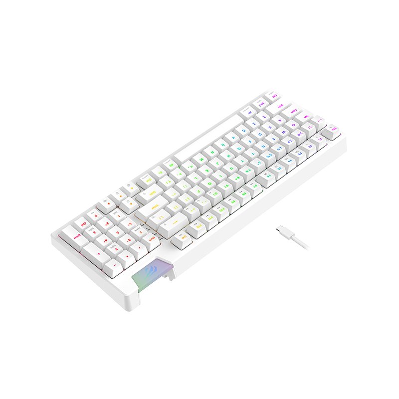 Havit KB885L 95 Keys USB TYPE-C Port RGB Led Light Backlit Mechanical Gaming Keyboard