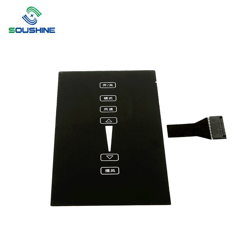 customized fpc pcb capacitive waterproof touch membrane switch keyboard with LED Light Waterproof Membrane Switch Keyboard