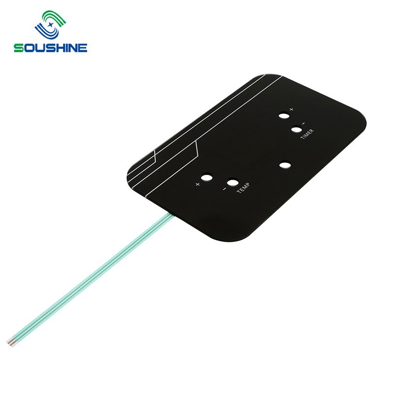 customized fpc pcb capacitive waterproof touch membrane switch keyboard with LED Light Waterproof Membrane Switch Keyboard