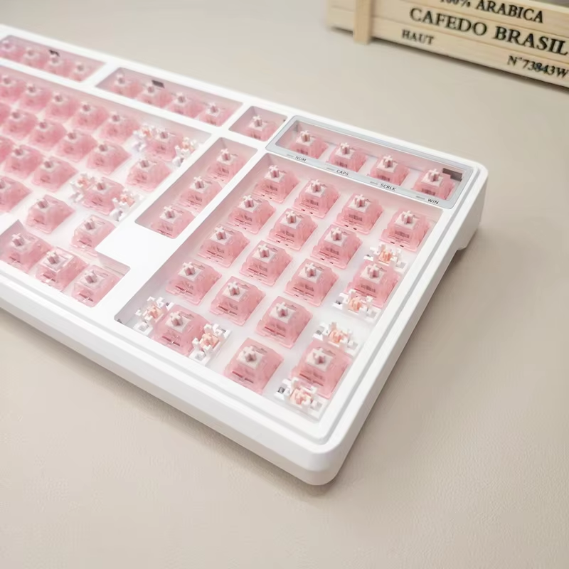 Mathew Tech Sakura Switch 42g Linear 5pin Hot Swappable Prelubed MX Type Switch for Mechanical Keyboard Gaming