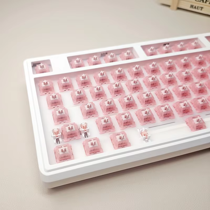 Mathew Tech Sakura Switch 42g Linear 5pin Hot Swappable Prelubed MX Type Switch for Mechanical Keyboard Gaming