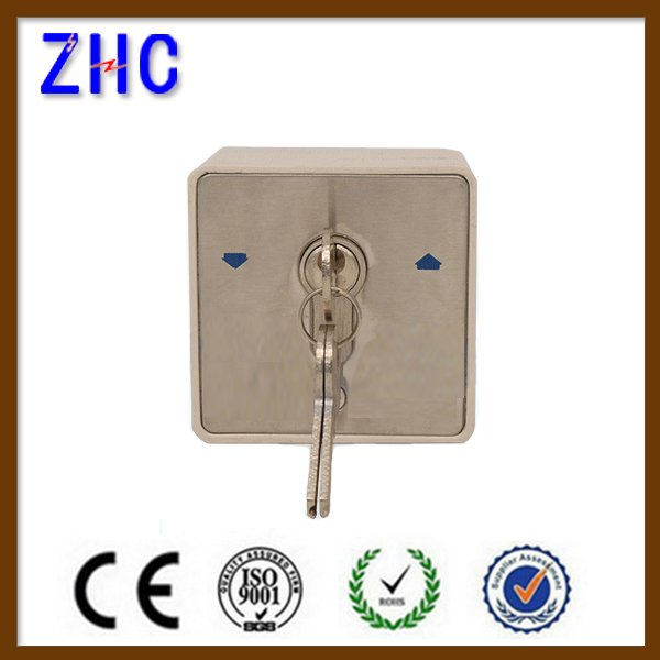 220V 2 position 3 position electronic elevator change over manual metal key switch