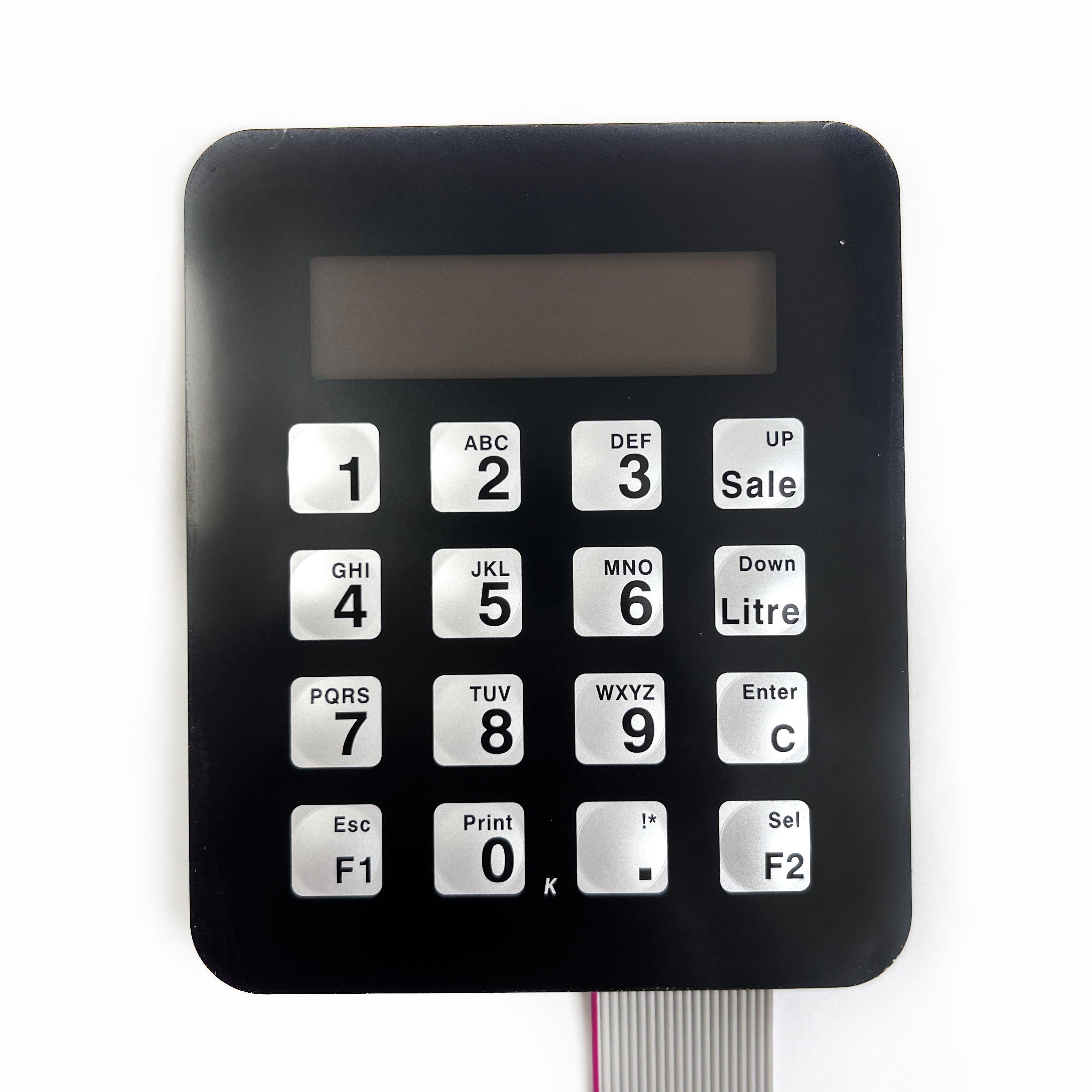 Fuel Dispenser Oil-Resistance Membrane Switch Keyboard for Fuel Dispenser