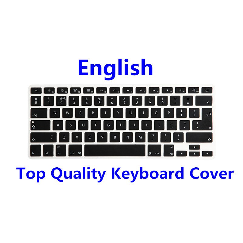 custom language keyboard covers silicon keyboard protector for macbook Pro Touch Bar, Arabic keyboard cover