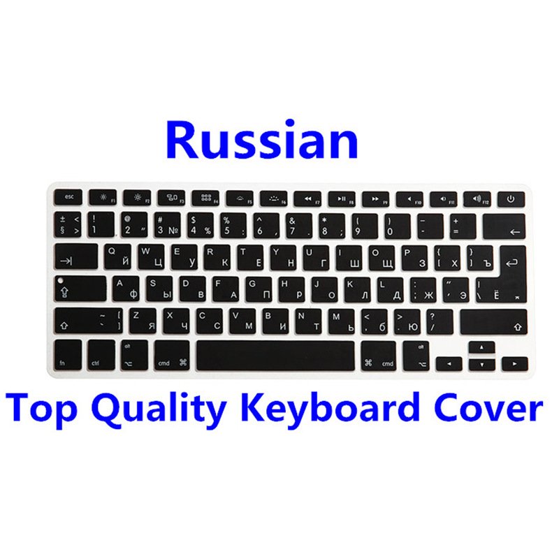 custom language keyboard covers silicon keyboard protector for macbook Pro Touch Bar, Arabic keyboard cover