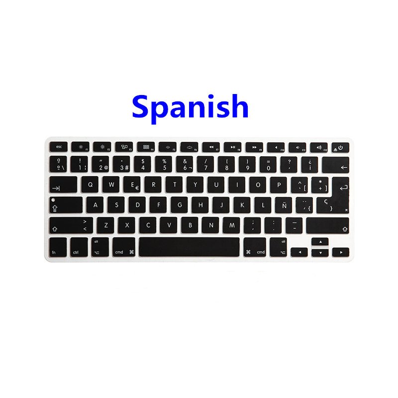 custom language keyboard covers silicon keyboard protector for macbook Pro Touch Bar, Arabic keyboard cover