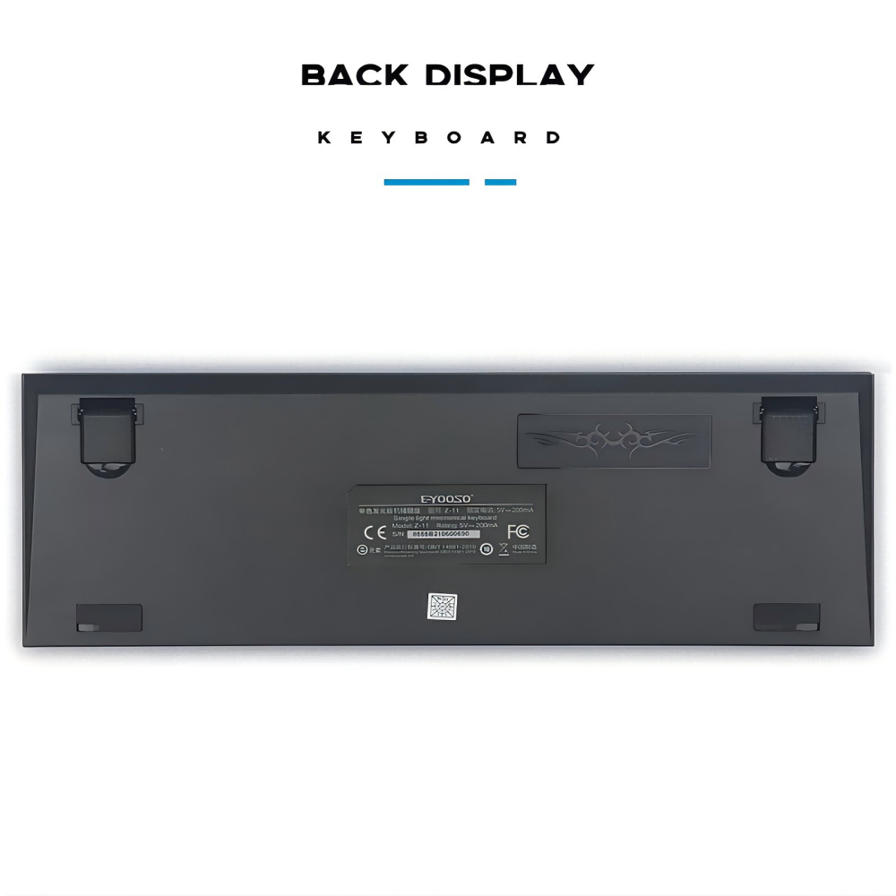 Low MOQ LOGO Customize Professional 61 Key LED Backlit Mechanical Gaming Keyboard USB Wired 60 percent Mechanical Keyboard