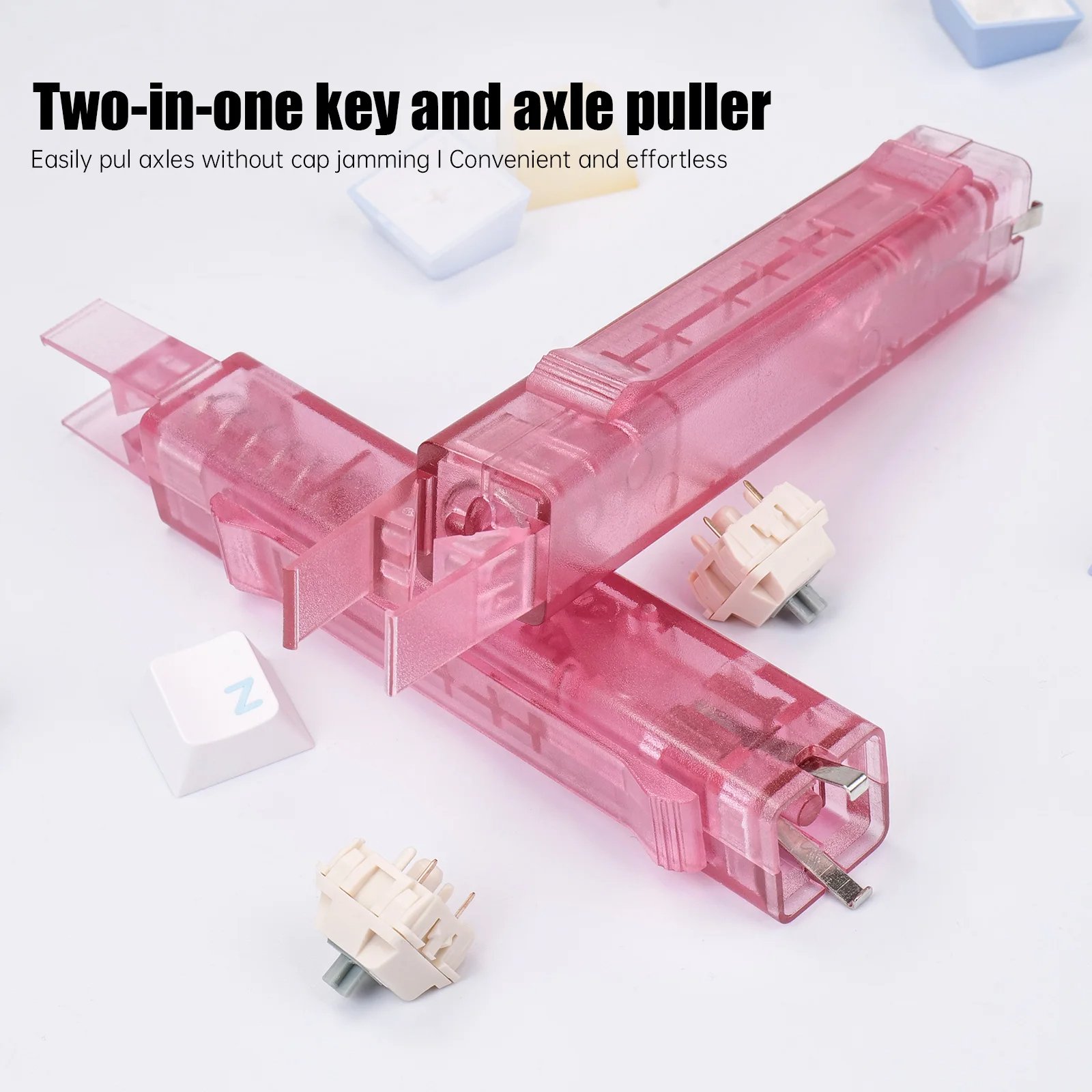 2 in 1 Switch Keycap Puller for Mechanical Keyboard Key Switch Keycap Puller Easily Remove Replace Gaming Keyboard Switches