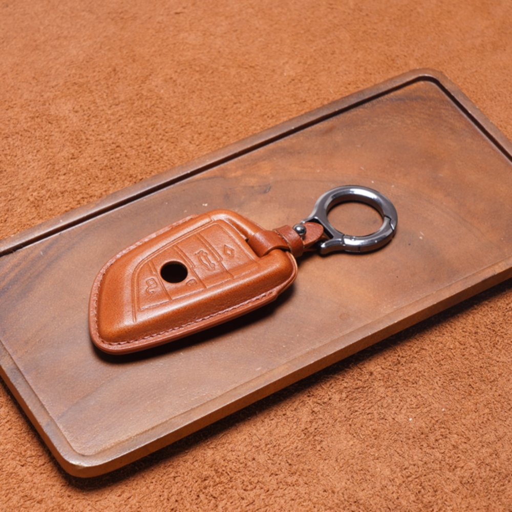 SweetPig Cow Leather Material car Key cover Shell For BMW key case pouch accessory pouch