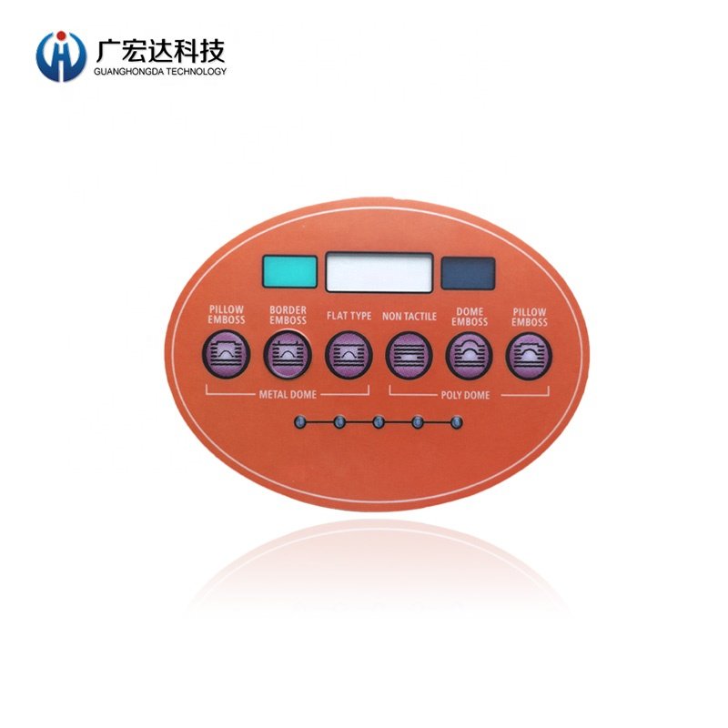 Over 10year experiences OEM ONE-STOP SOLUTION manufacturing New design Membrane Switch dome array for KEYBOARD