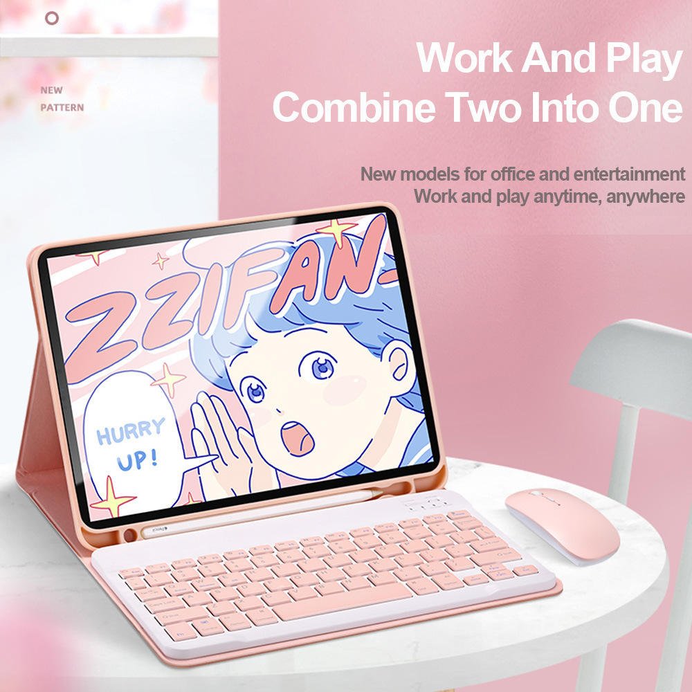 For iPad Keyboard Case Keyboard Mouse Cover for teclado para ipad Air4 9th 8th 7th 10.2 11 inch