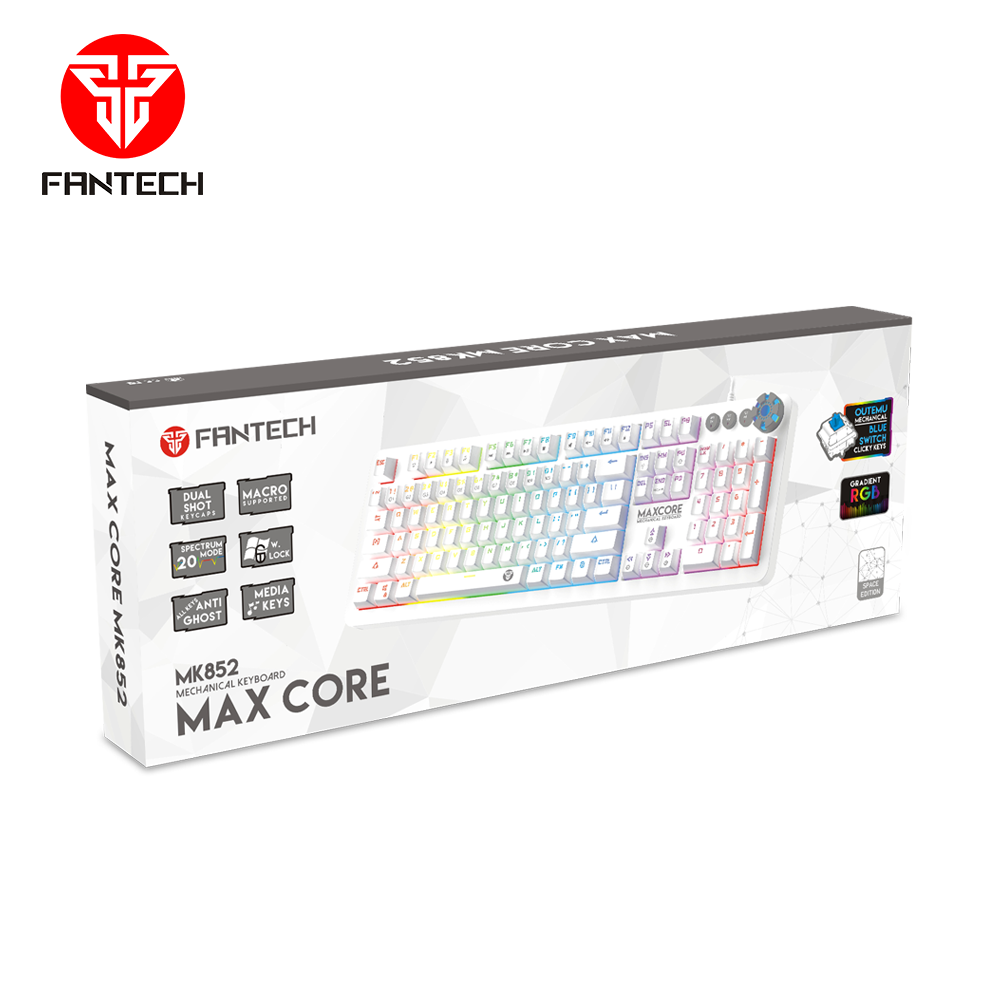 Factory Wholesale OEM Fantech MK852 Space Edition Wired Multimedia RGB Mechanical Keyboard