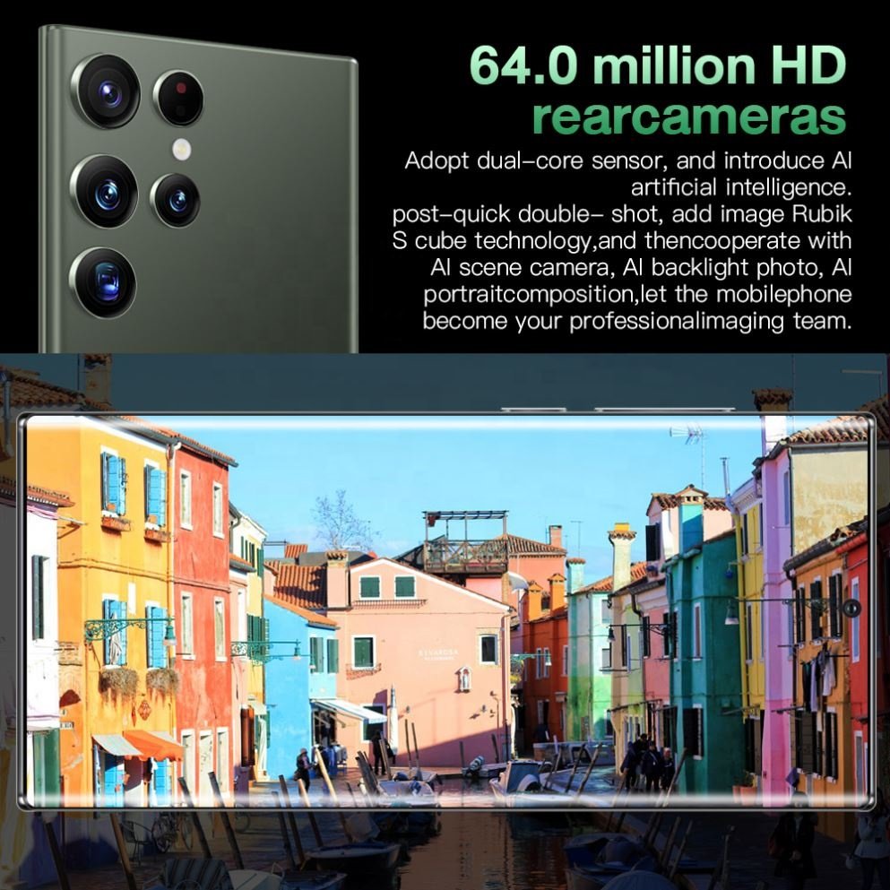 2024 new ultra-high speed S24 Ultra 16GB+1TB 5G smart phone 7.2-inch 48MP+100MP Snapdragon 8+2 Android 14 game phone