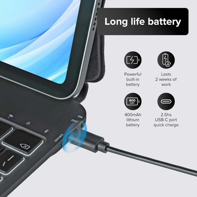 Magic Keyboard Ipad Cover Magnetic Keyboard for iPad Pro 11 Slim Cover Multi-Touch Trackpad for 10.9-inch Magic Keyboard