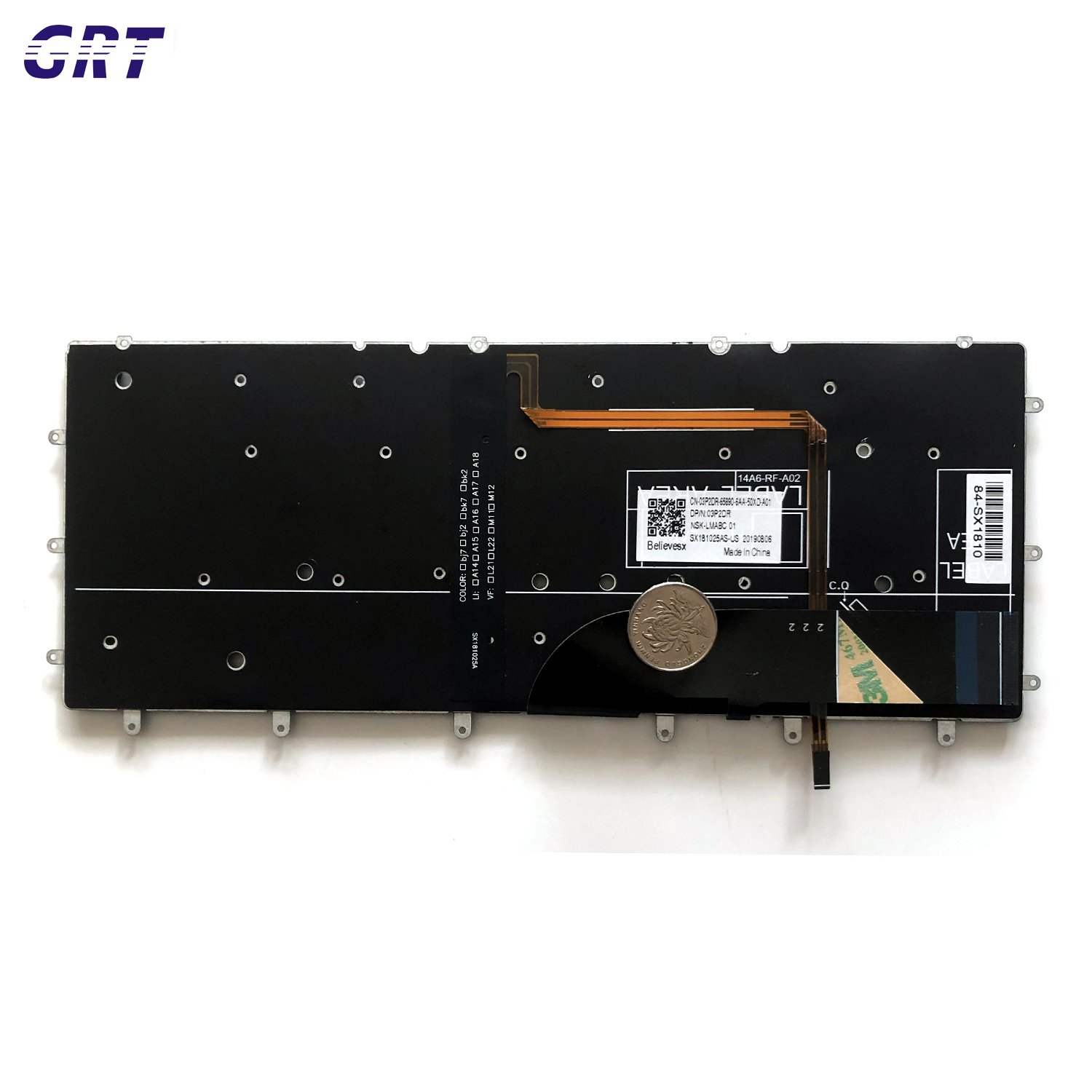 New Genuine Original Laptop Keyboard For Dell Notebook Keyboard XPS 13 9343 13 9350 13 9360 Keyboard US Backlit DKDXH