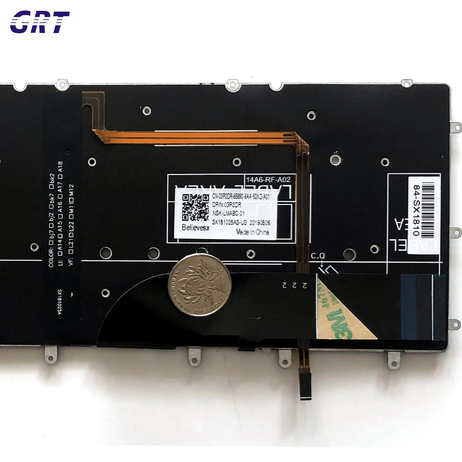 New Genuine Original Laptop Keyboard For Dell Notebook Keyboard XPS 13 9343 13 9350 13 9360 Keyboard US Backlit DKDXH