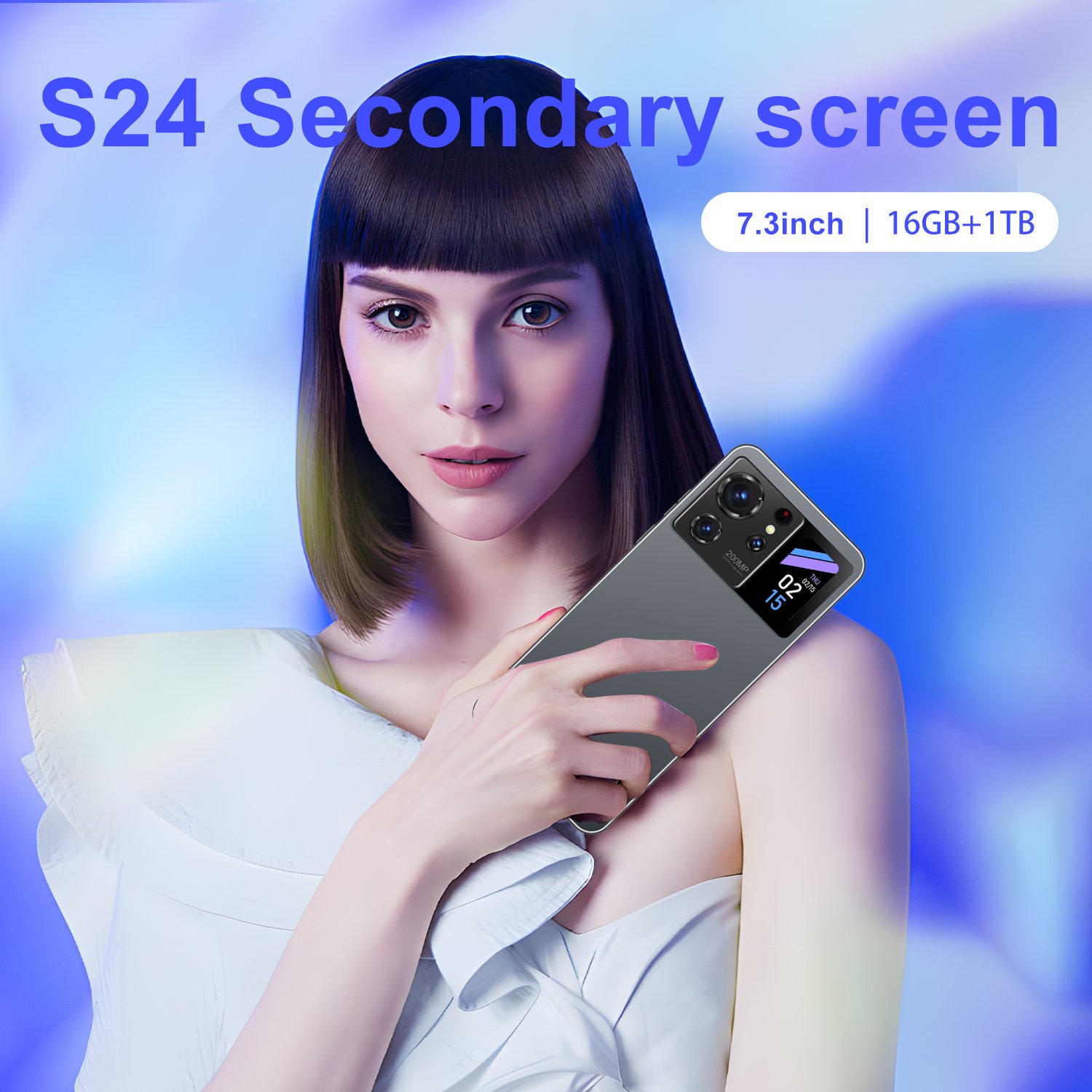 S24 pro max cute covers foldable toy mobile with walkie talkie transparent phone