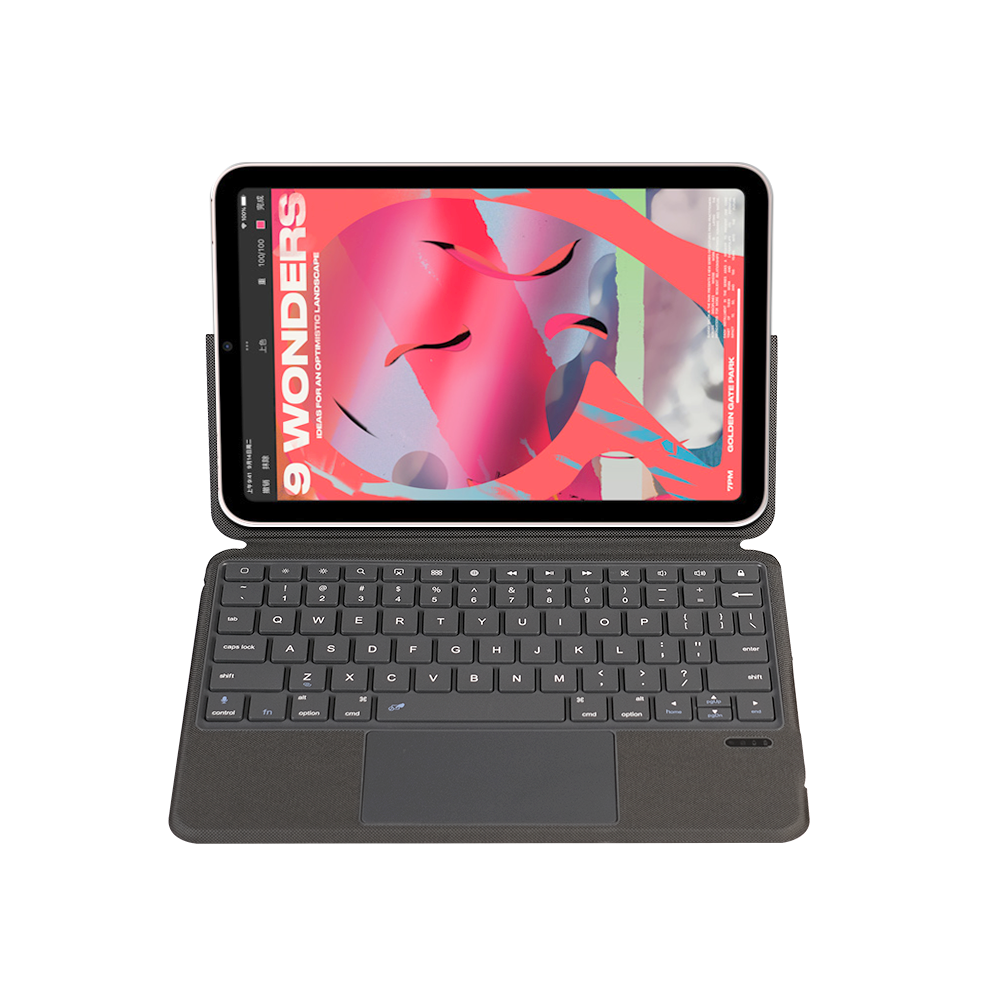 2024 New Magnetic Magic Keyboard Travel Case Brand New Machined Aluminum 100% iPad Keyboard Hard Case for iPad pro 11 inch