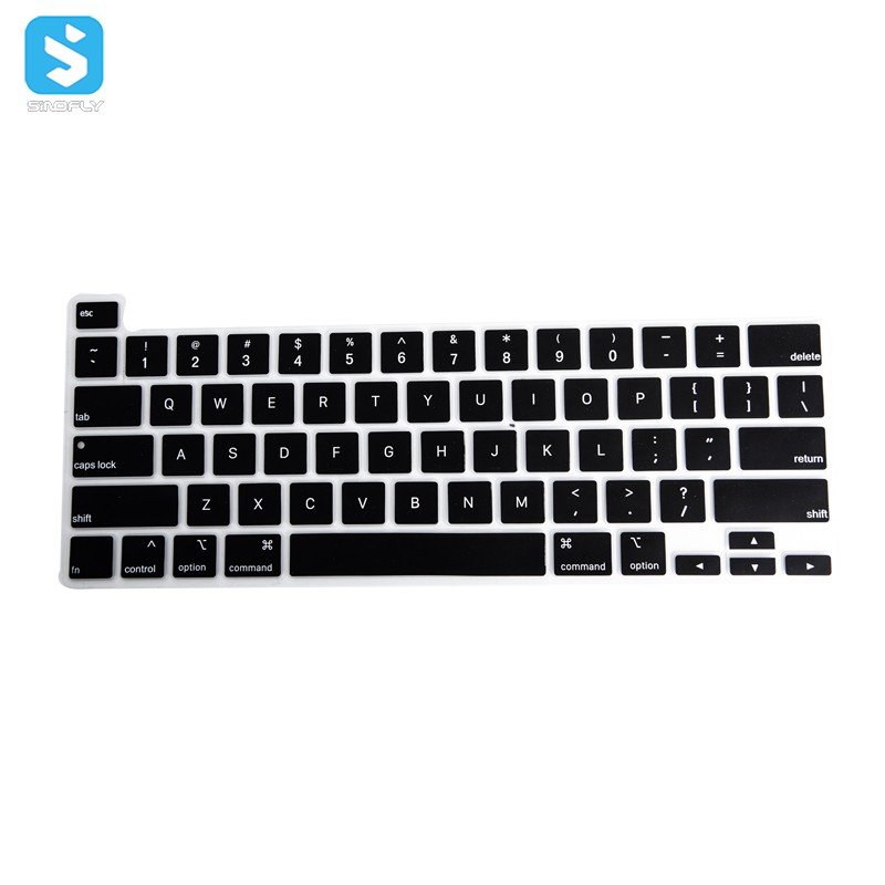 Custom silicone keyboard skin cover for Macbook pro 16 2019 A2142 silicone protector cover for HP, ASUS, DELL for Lenovo
