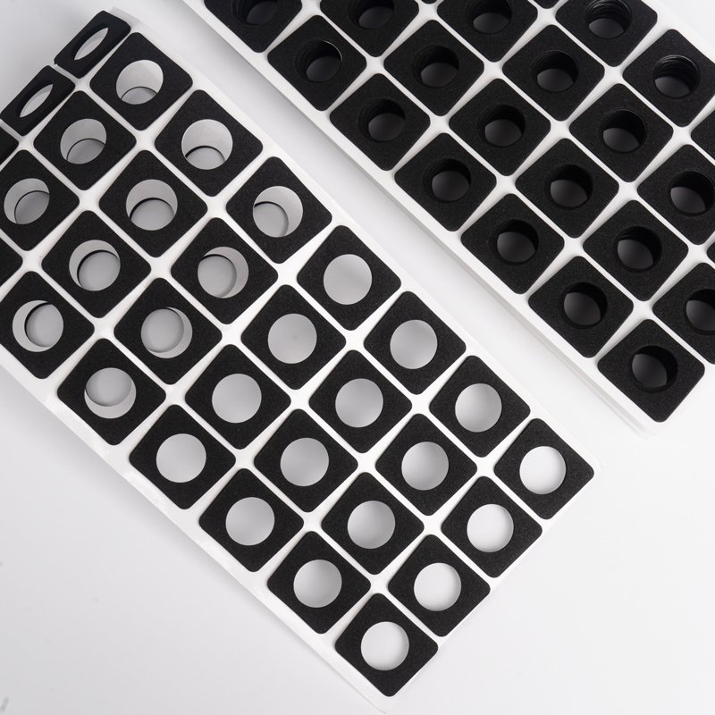 Manufacturer custom die cut waterproof quakeproof Poron foam seal washer switch sound dampeners sheet Keyboard silence pads