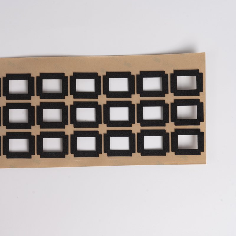 Manufacturer custom die cut waterproof quakeproof Poron foam seal washer switch sound dampeners sheet Keyboard silence pads