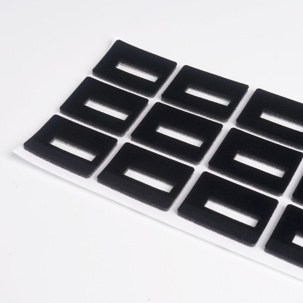 Manufacturer custom die cut waterproof quakeproof Poron foam seal washer switch sound dampeners sheet Keyboard silence pads
