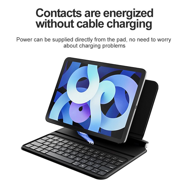 No Bluetooth Required magnetic smart protective case with pen holder for iPad Air4/5/pro11inch protective case suitable
