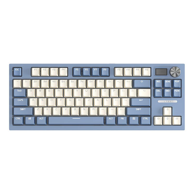 2023 New Arrival 2.4G BT 84 Keys Wireless Mechanical Keyboard with Hotswap