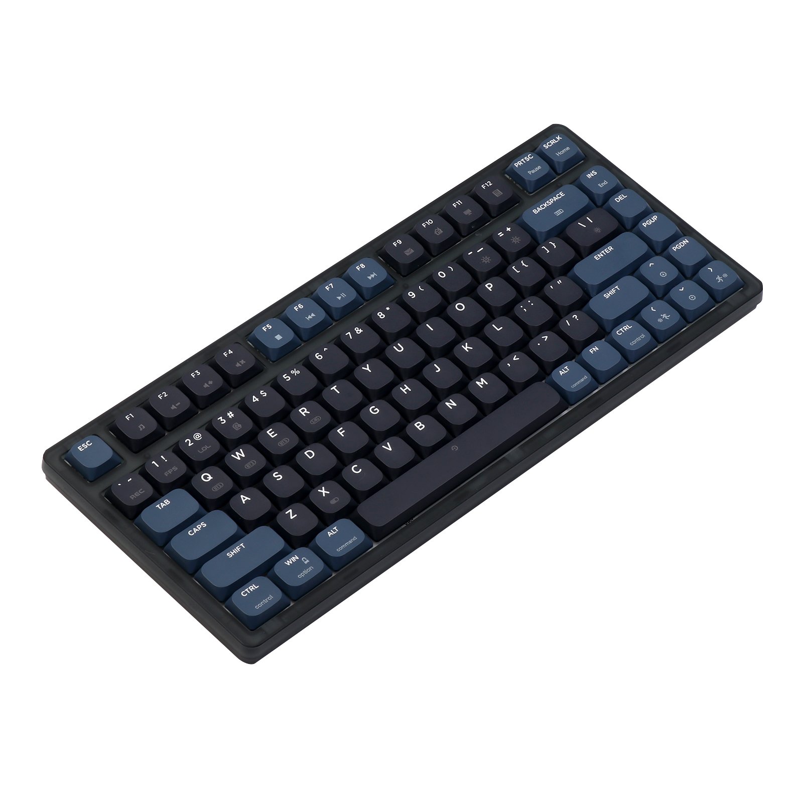 Ajazz AK832 75% Gasket-Mounted Keyboard BT 5.1/2.4G Wireless Wired Keyboard with Low-profile Outemu Switch Mechanical Keyboard
