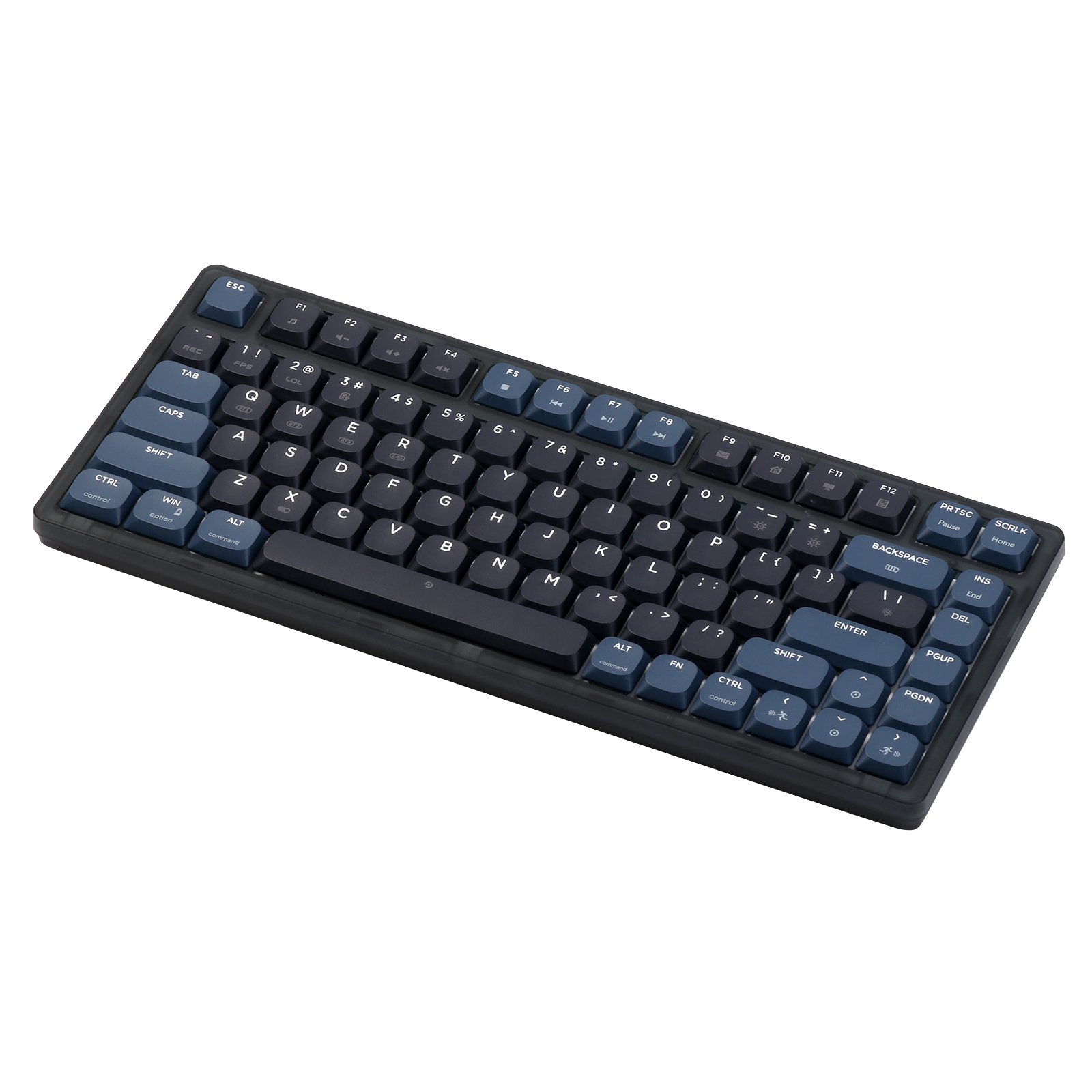 Ajazz AK832 75% Gasket-Mounted Keyboard BT 5.1/2.4G Wireless Wired Keyboard with Low-profile Outemu Switch Mechanical Keyboard