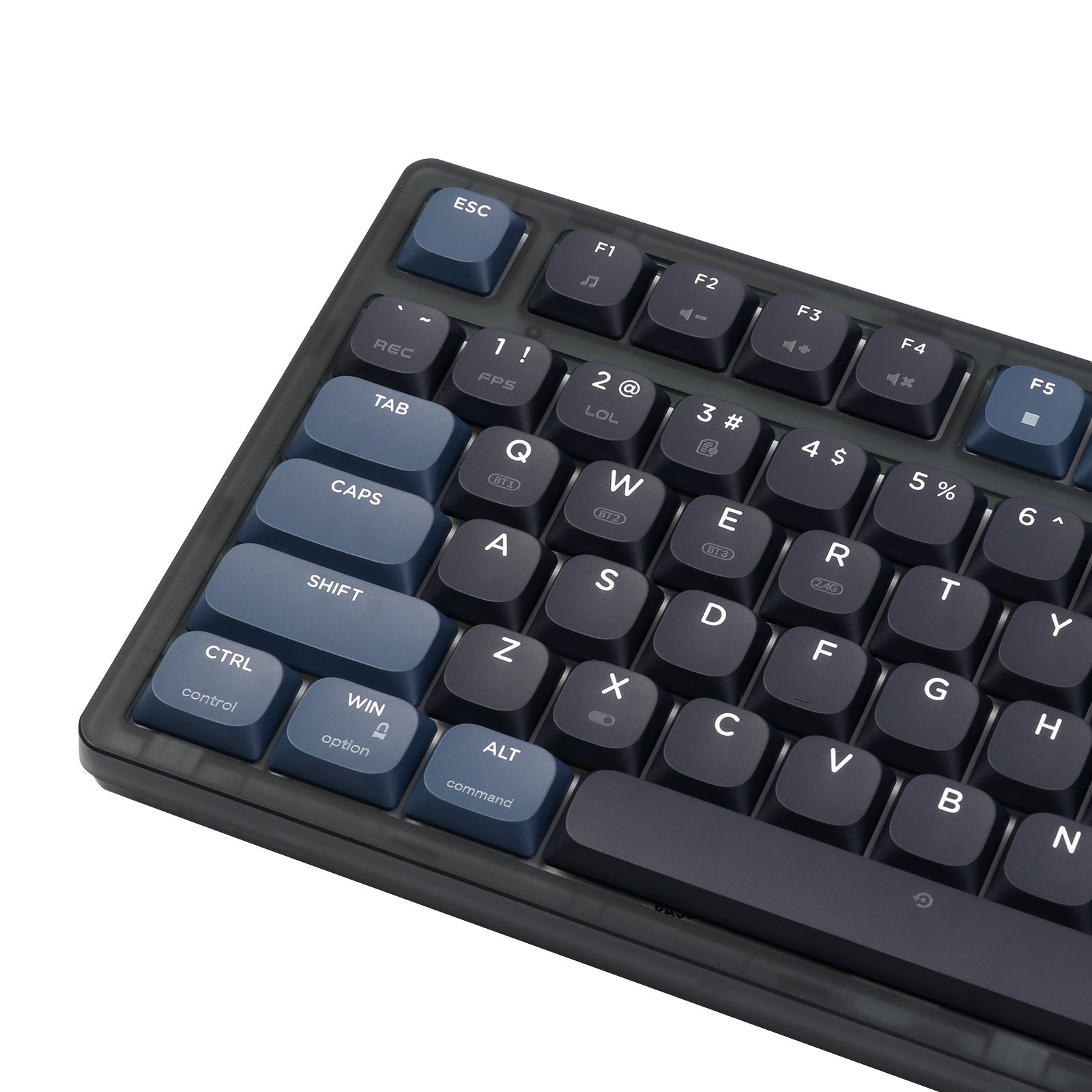 Ajazz AK832 75% Gasket-Mounted Keyboard BT 5.1/2.4G Wireless Wired Keyboard with Low-profile Outemu Switch Mechanical Keyboard