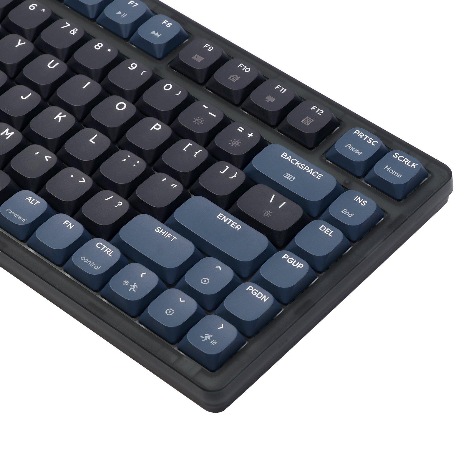 Ajazz AK832 75% Gasket-Mounted Keyboard BT 5.1/2.4G Wireless Wired Keyboard with Low-profile Outemu Switch Mechanical Keyboard